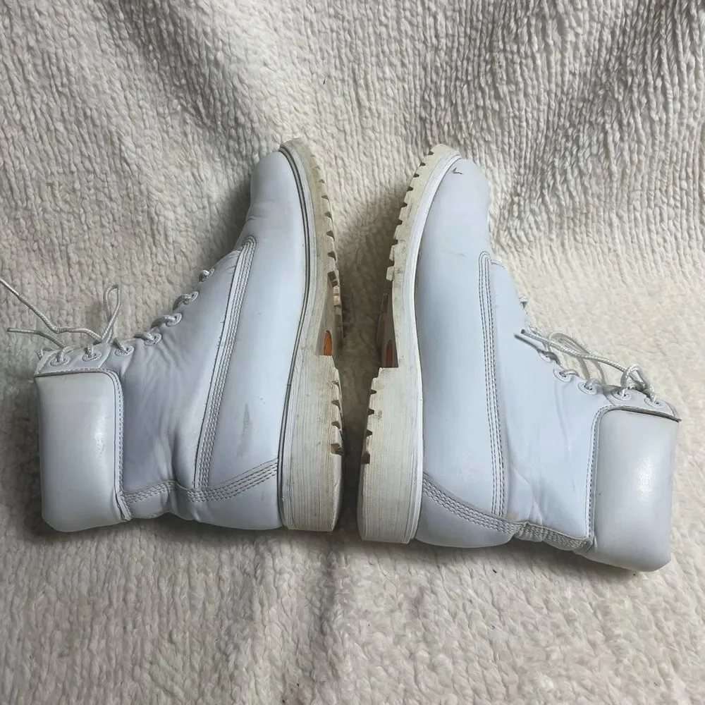 Lugz  Convoy Men’s synthetic White Lace-Up Boots SZ10